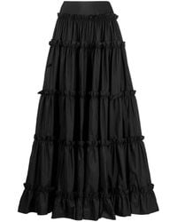Roberto Cavalli - ラッフル マキシスカート - Lyst
