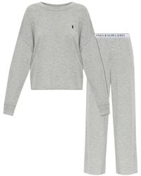 Polo Ralph Lauren - Logo-Embroidered Two-Piece Pajamas Set - Lyst