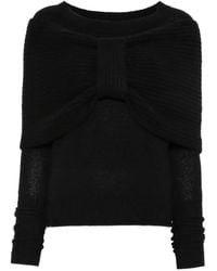 Ermanno Scervino - Bow-Detail Cashmere Sweater - Lyst