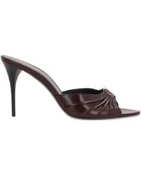 Saint Laurent - Mules Babylone con tacón de 90 mm - Lyst