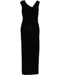 SIR. - Ettore Draped Velvet Dress - Lyst