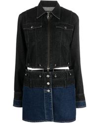 ANDERSSON BELL - Giacca denim con dettaglio cut-out - Lyst