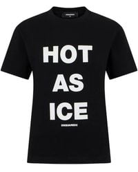 DSquared² - Slogan-Print Cotton T-Shirt - Lyst