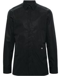 Givenchy - Overhemd Met Geborduurd Logo - Lyst