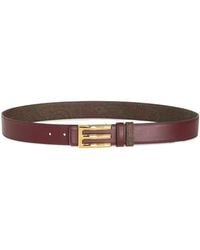 Etro - Paisley-Print Reversible Belt - Lyst