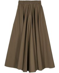 Aspesi - High-waisted Flared Skirt - Lyst