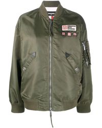 DSquared² - Patch-detail Bomber Jacket - Lyst