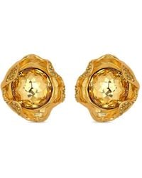 Oscar de la Renta - Crystal Nest Earrings - Lyst