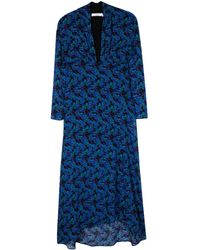 IRO - Robe Longue Nollie À Fronces - Lyst