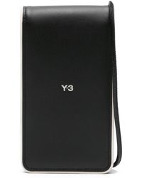 Y-3 - Logo-print Leather Phone Holder - Lyst