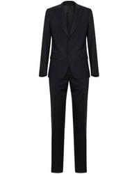Lardini - Single-Breasted Peak-Lapel Suit - Lyst