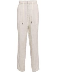 N.Peal Cashmere - Sorrento Linen Drawstring Trousers - Lyst