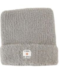 CASABLANCA - Fluffy Square Beanie - Lyst