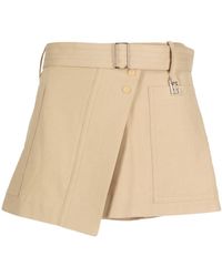 Low Classic - Asymmetric Belted Mini Skirt - Lyst