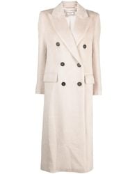 Peserico - Abric Double-Breasted Coat - Lyst