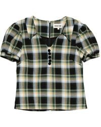 ShuShu/Tong - Geruite Blouse - Lyst