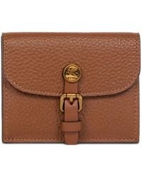 Etro - Tumbled-Leather Card Holder - Lyst