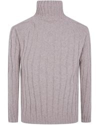 Nuur - Ribbed-Knit Roll-Neck Sweater - Lyst