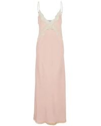 forte_forte - Robe Sans Manches À Bords En Dentelle - Lyst
