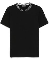 Moncler - T-Shirt Met Korte Mouwen - Lyst
