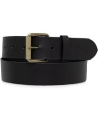 Barbour - Logo-Debossed Leather Belt - Lyst