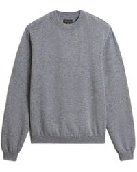 Woolrich - Pull En Laine D'Agneau À Col Rond - Lyst