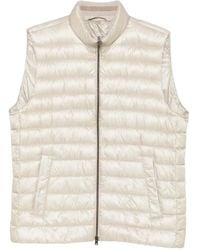 Herno - Quilted Zip-Front Gilet - Lyst