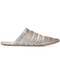 mia woven mules