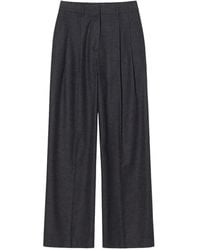 DUNST - Pinstriped Pleated Trousers - Lyst