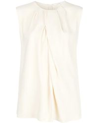 The Row - Blouse Évasée À Design Sans Manches - Lyst
