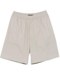 Low Brand - Short Cargo À Taille Élastiquée - Lyst