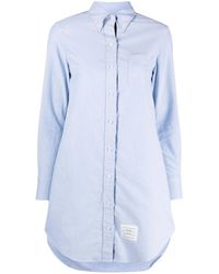 Thom Browne - Rwb Trim Shirt Dress - Lyst