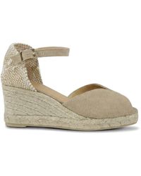 Castañer - Bianca Peep-Toe Wedge Espadrilles - Lyst