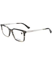 Calvin Klein - Tortoiseshell-Effect Rectangle-Frame Glasses - Lyst