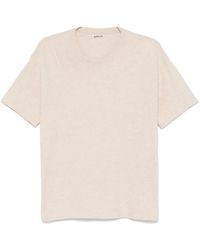 AURALEE - Nahtloses T-Shirt Mit Rundem Ausschnitt - Lyst