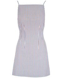 Veronica Beard - Chester Gingham-Check Dress - Lyst
