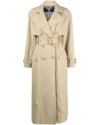 Balmain - Belted Trench Coat - Lyst