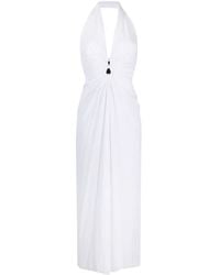 Fisico - Halterneck Beach Dress - Lyst