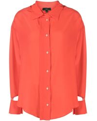 Jejia - Long-sleeve Silk Shirt - Lyst