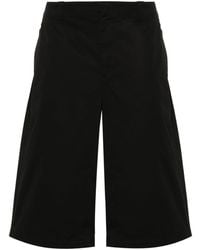 Lemaire - Bermuda Shorts Met Twill Weving - Lyst