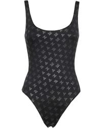Max Mara - Bañador con logo estampado - Lyst