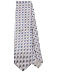 Giorgio Armani - Cravate en soie à motif géométrique - Lyst