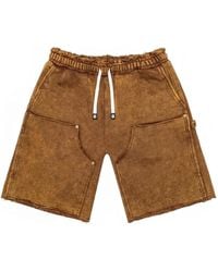 Godspeed - Distressed Carpenter Shorts - Lyst