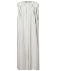 Loulou de Saison - Button-Fastening Midi Dress - Lyst