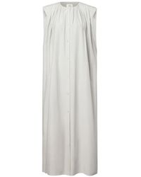 Loulou de Saison - Button-Fastening Midi Dress - Lyst