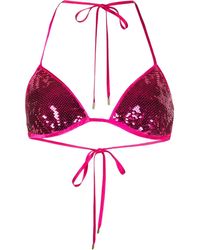 Tom Ford - Sequin-Embellished Halterneck Bralette - Lyst
