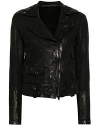 Salvatore Santoro - Leather Biker Jacket - Lyst