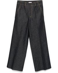 Sandro - Jeans A Gamba Ampia - Lyst