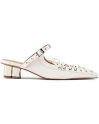 Ganni - Mules Mit Spitze - Lyst