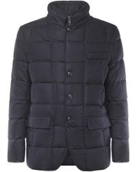 Fay - Button Quilted Jacket - Lyst
